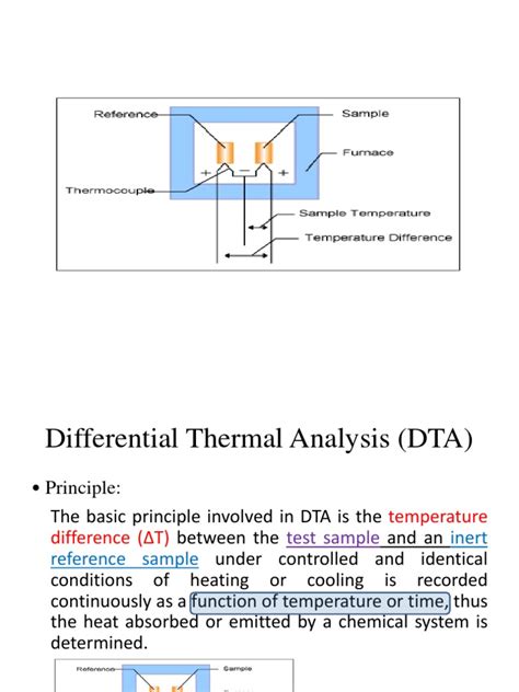 Differential Thermal Analyzer distribution|differential thermal analysis pdf.